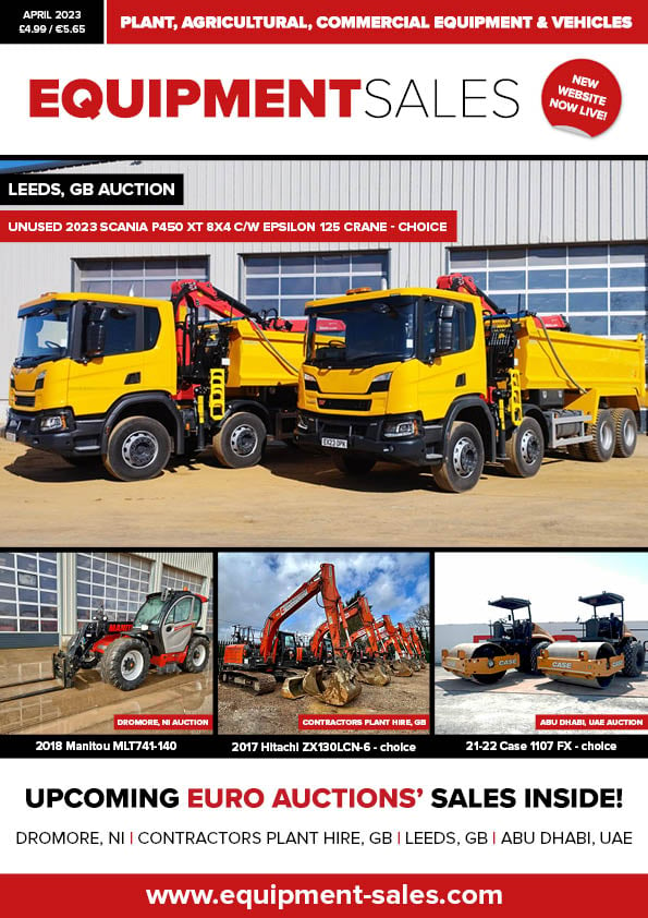 Equipment Sales Magazine Front Cover April 2023